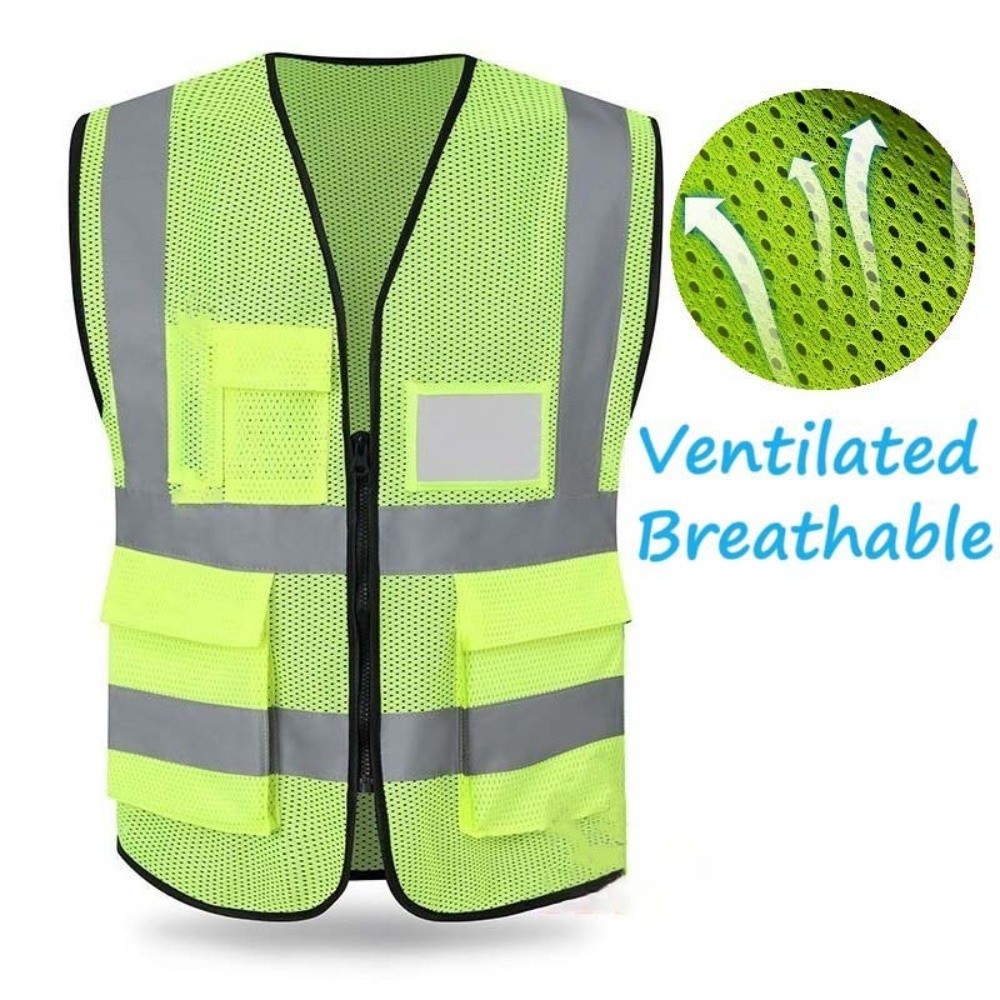 Running Visibility Gear - High Visibility Reflective Vest Warning with