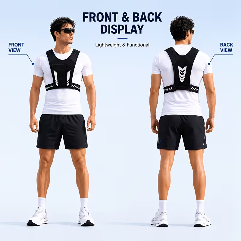 Running Gear Storage - CZHIYAO ightweight Running Vest With Reflective