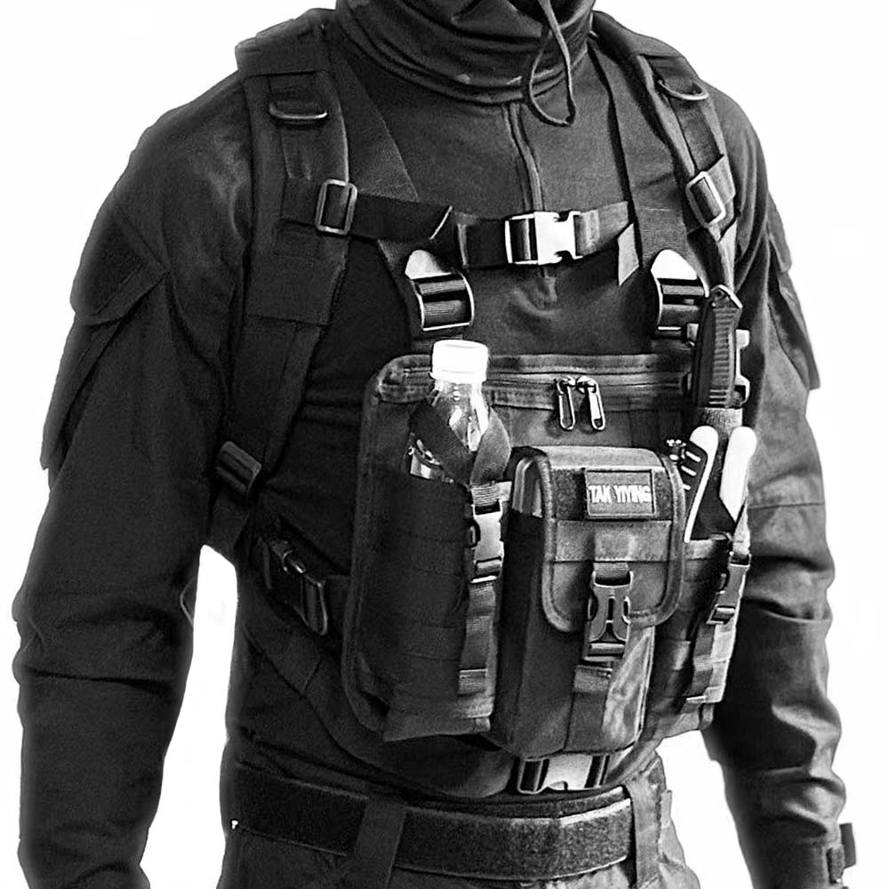 Running Gear Storage - Tactical Running Vest Pack, Multi-Functional Shoulder