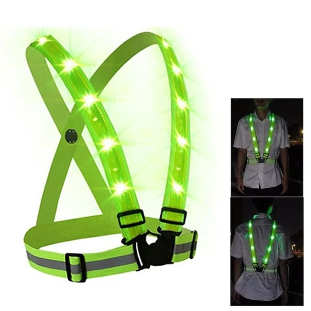 New Polyester LED Safety Vest  - Running Gear Reflective review and price