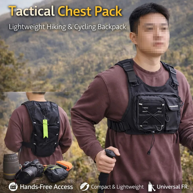 2026 New Tactical Vest Chest B - Running Gear Storage review and price